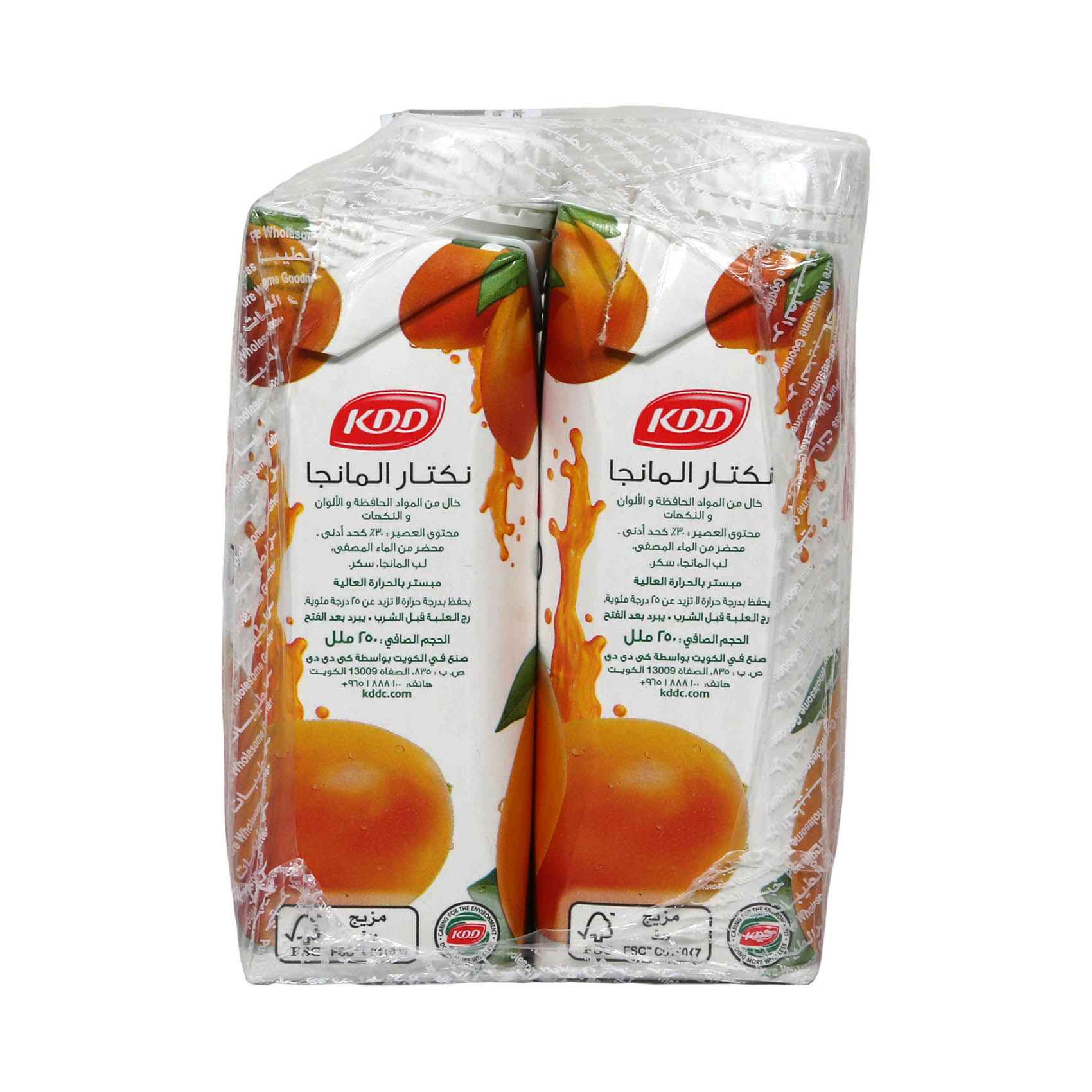 No Added Sugar Kdd Mango Buy KDD Mango Nectar Drink 250mlx6 Online