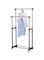 Double Layer Cloth Rack Black