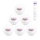 Generic-6 Pcs 3-Star 40mm Table Tennis Balls Super Durable ABS Plastic Table Tennis Balls Table Tennis Decor Balls Multi-functional Ping Pong Ball Professional Training Practice Balls Entertainment To