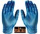 Zalcoon Vinyl Exam Gloves (Small), Blue, Latex-Free, Powder-Free, Disposable Gloves, (5 Packs x 100 Pieces)