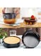 Generic 3-Piece Non-Stick Round Cake Mould Set -Black