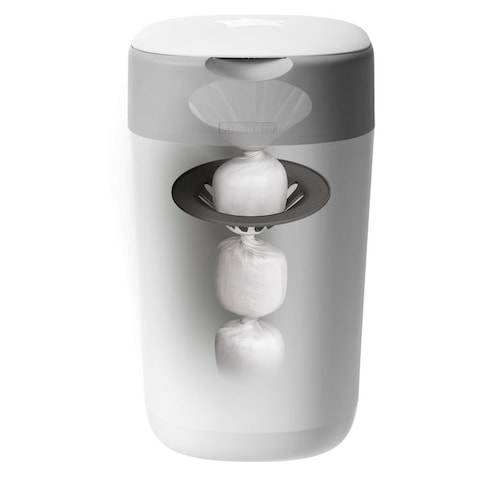 Tommee Tippee Twist And Click Advanced Nappy Disposal System White