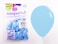 Sempertex 50 pcs, 5" Round Balloons, Pastel Matte Blue, Latex Balloons