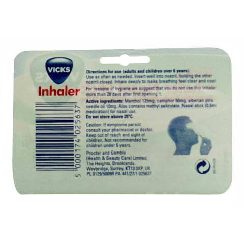 Vicks Nasal Stick Inhaler 0.5ml