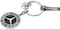 Genuine Mercedes-Benz Keychain in Stainless Steel, Black and Silver Color