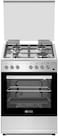 General Supreme Gas Cooker, Size 60 * 60cm, 4 Burners, Full Safety, Grill, Self Ignition, Steel, Turkish (Installation Not Included)