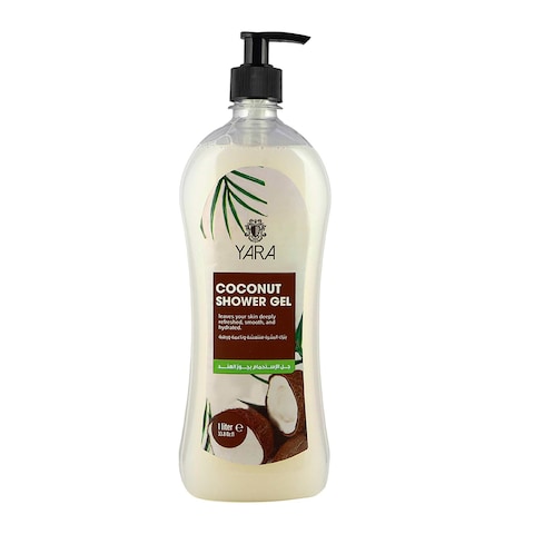 Buy Yara Coconut Shower Gel - 1 Liter Online | Carrefour Egypt