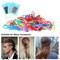Anself-Mini Hair Bands Soft Elastic Bands for Kids Girls Hair Braiding Disposable Hair Bands for Fine Hair