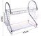 Doreen 2-layer Stainless Steel Dish Large Drainer