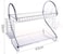Doreen 2-layer Stainless Steel Dish Large Drainer