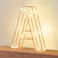 Golden Letter A Glowing with LED Lights 25cm