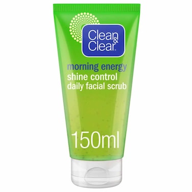 Clean and Clear Daily Face Scrub Morning Energy Shine Control 150ml