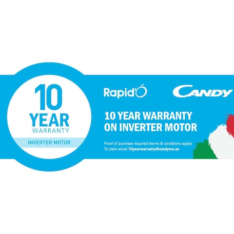 Candy Rapid O Washer Dryer 12.5kg Wash + 9kg Dry - ROW412596DWMCR19 - 1400rpm - Anthracite