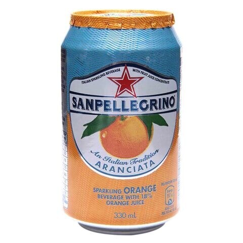 Buy Sanpellegrino Aranciata Orange Juice 330ml in Kuwait