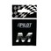Lampa Stickers Letter M 3D Chrome 18MM