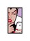 Spoil Your Wall Pop Art Wall Poster With Frame Beige/Red/White 40x55cm