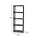 Strata, Made in UK, Heavy Duty 5 Tier Shelf Rack, Black, W75 x D37 x H196 cm , STR-XW128-BLK-EX