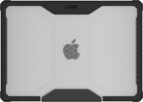 Urban Armor Gear UAG Plyo MacBook Pro 14 inch Case (2021-2023) A2918 A2992 M3 / M3 Pro / M3 Max / M2 Pro/M2 Max/ M1 Pro/M1 Max Rugged Military Grade Hard Shell Laptop Cover Translucent Clear - Ice
