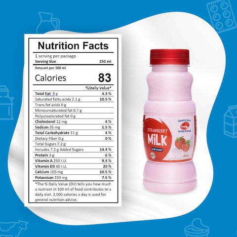 Al Ain Strawberry Milk 250ml