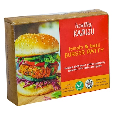 Healthy Kajuju Plant Based Tomato And Basil Burger Patty 260g