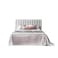 In House Latiso Velvet Bed Frame - Queen - 200x160 cm - White
