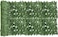 Egardenkart® Artificial Faux Hedge Privacy Fence Wall Screen, Leaf and Vine Decoration for Outdoor Garden Home Decor, (Watermelon)