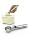 Stainless Steel Ice Cream Scoop Silver 7.1x1.9x1.8inch