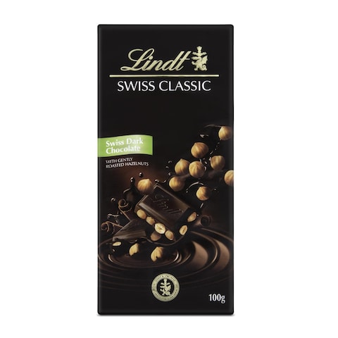 Lindt Swiss Classic Dark Hazelnut 100g