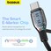Baseus 100W USB C To USB C Charger Cable [1.2m 5A] , Type C iPhone 15 Fast Charging Cable Compatible With MacBook Pro, iPad Pro/Air, iPhone 15/15 Plus/15 Pro Max, Galaxy S23+/S23 Ultra, And More Black
