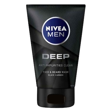 Nivea Men Deep Anti-Impurities Clean Face And Beard Wash 100ml