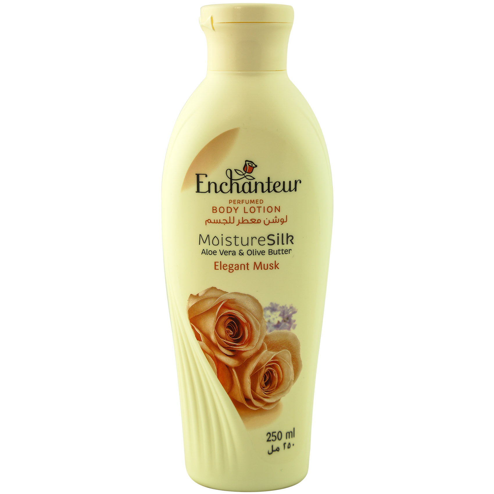 Enchanteur Moisture Silk Elegant Musk Perfumed Body Lotion White 250ml