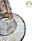 Party Time 1-Piece Black &amp; Gold Spooky Design Witch Hat, Halloween Hat For Halloween Costume Accessories - Halloween Party Supplies