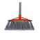 Royalford Long Floor Broom With Strong Handle - Stiff Bristles, Hanging Loop, Multipurpose Cleaning Tool Perfect For Home Or Office Use - Ideal For Sweeping Cleaning Job (Orange &amp; Grey)