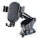 C120 Telescopic Car Dashboard Windshield Suction Phone Stand Gravity Holder - Black