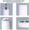 Bathroom Accessories Set,6-Piece Bathroom Gift Set,Toothbrush Holder,Toothbrush Cup,Soap Dispenser,Soap Dish,Toilet Brush Holder,Trash Can,Tumbler Bathroom Accessory Set Complete, White Ringe