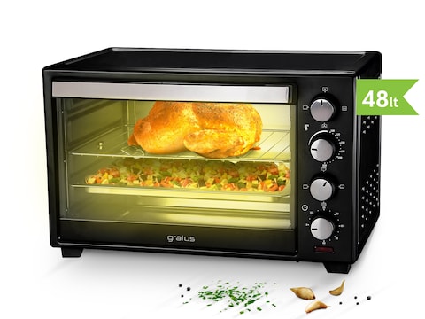 Gratus 48L Electric Oven Toaster Grill (2000W) GOTG48TT