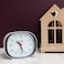 Geepas Gwc26018 Bell Alarm Clock - Small Battery Operated, Analog Alarm Clock, Silent Non-Ticking, Ascending Beep Sounds, Snooze, Light Functions, Ideal For Study Room, Bed Room &amp; More