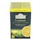 Ahmad Tea Lemon &amp; Lime Twist Flavored Black Tea 20 Foil Tea Bags