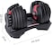 ULTIMAX Adjustable Double Dumbbell, Professional 2Pcs Adjustable Dumbbell Set 52.5 LB Each For Unisex Adult Home Gym, Non-Slip Handle, Rust-Resistant
