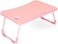 Foldable Laptop Table Tray Portable Lap Desk Notebook Stand with Cup Holder