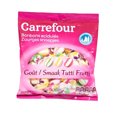 Carrefour Tutti Frutti Sour Candy 250GR