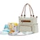 Alameda Diaper Bag Set of 6 with Stroller Hooks - Ivory