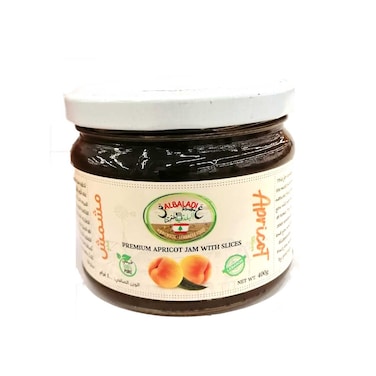 Al Baladi Sliced Apricot Jam 400g