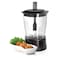 خلاط بلاك اند ديكر BX600 مع مفرمة لحم وقطاعة - 600 واط - أسود
