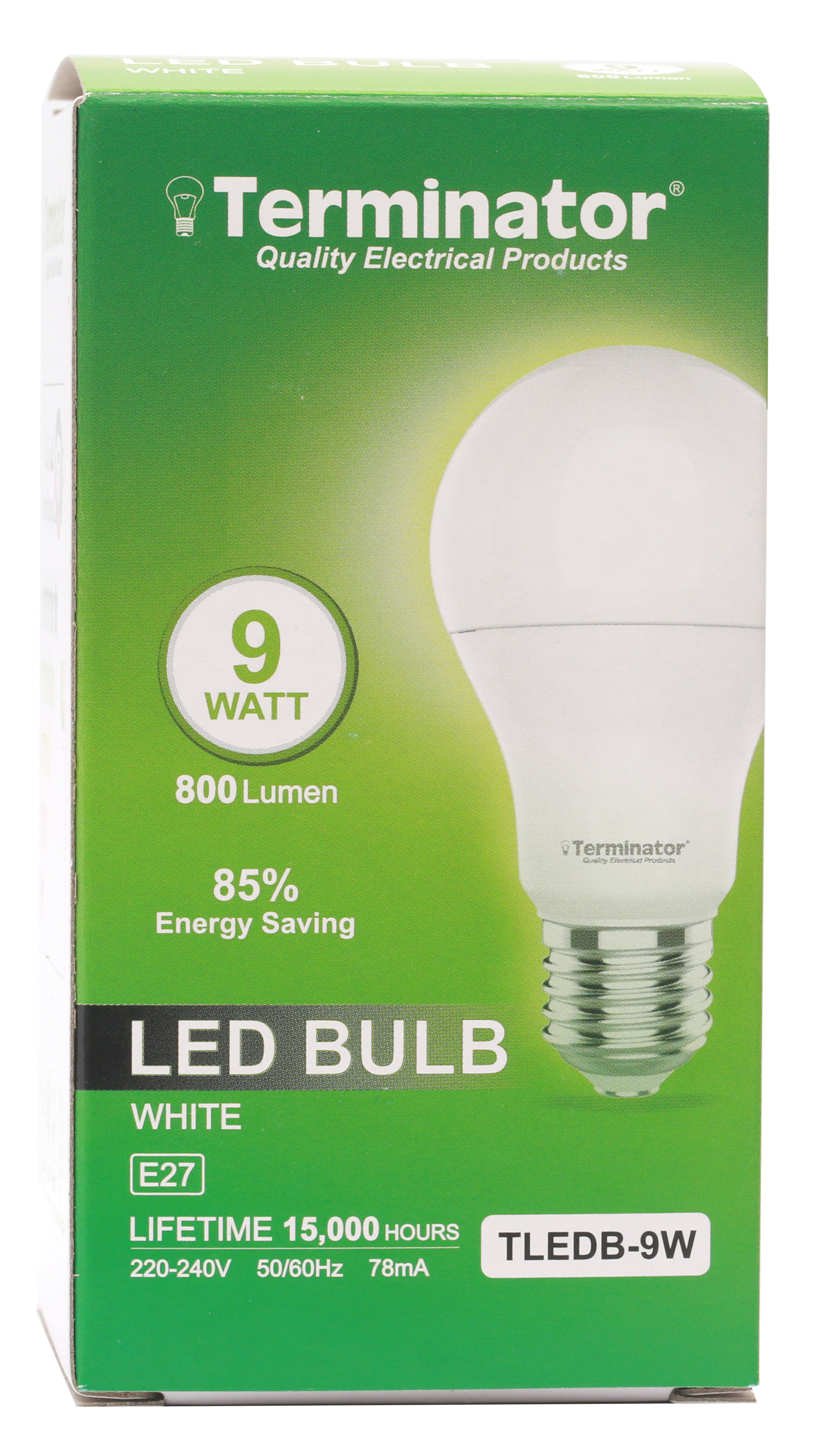 Terminator E27 LED Bulb - 9W White