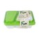Fun BIO Container Green with Lid 32OZ 4 Piece