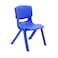 XIANGYU (28cm) blue outdoor kids stackable plastic chair for kids
