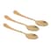 KITCHEN MASTER GOLD DESSERT SPOON, KM0100, 3PC PACK, GRAVITY