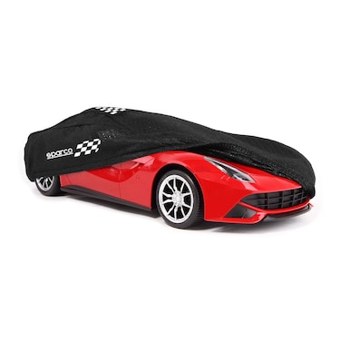 Sparco - Universal Car Cover Non-Woven Black Medium