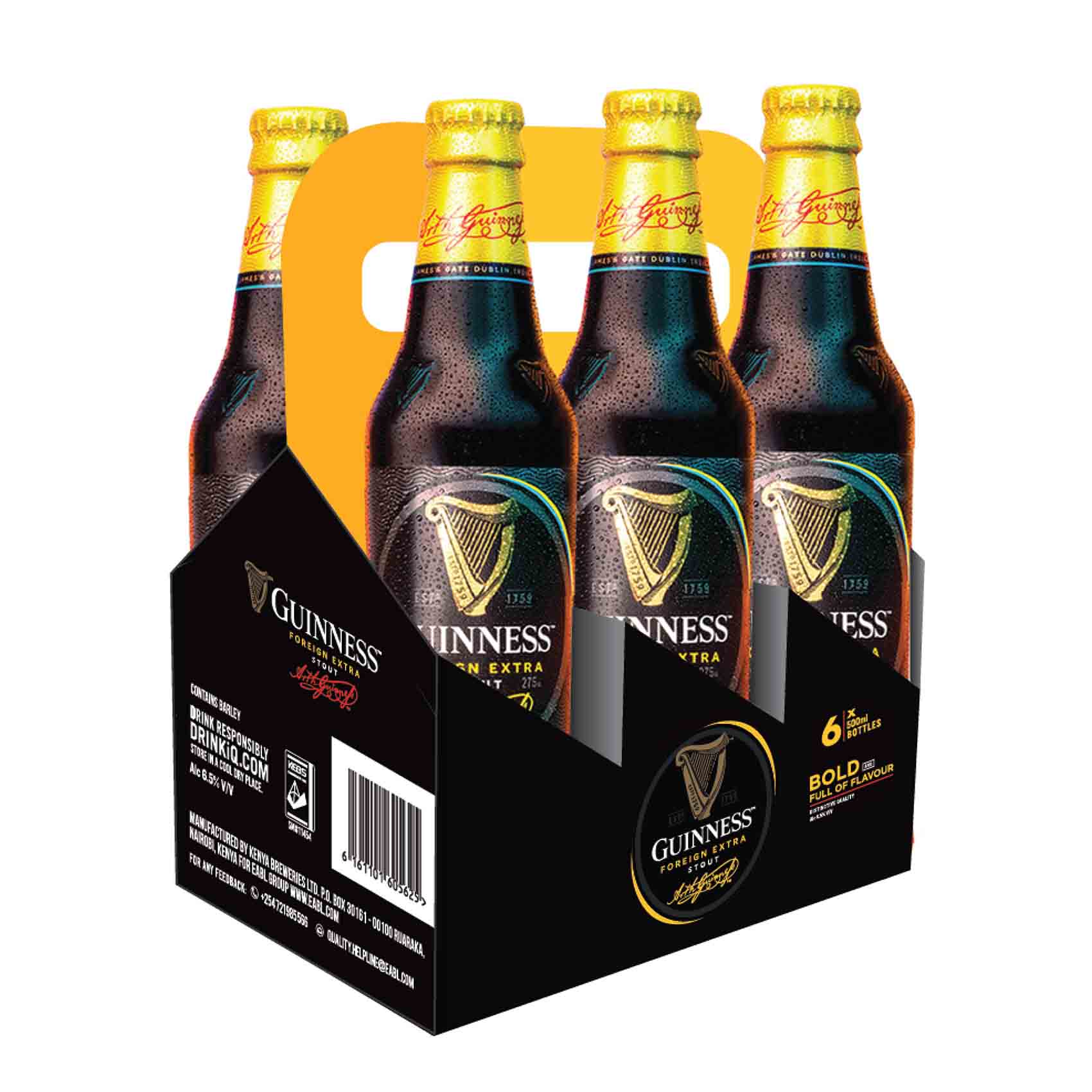 Guinness Foreign Extra Stout 500Ml X Pack Of 6